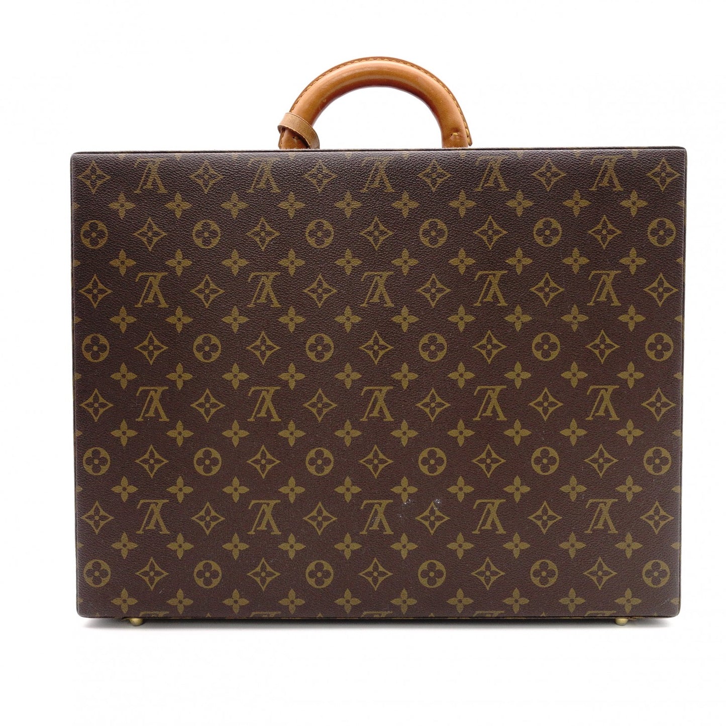 LOUIS VUITTON Monogram Canvas Suitcase, Brown, Trunk Collection