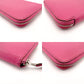 HERMES Azap Long All Leather Chèvre Pink □P Stamped Long Wallet Leather Wallet Women's 7-11-849