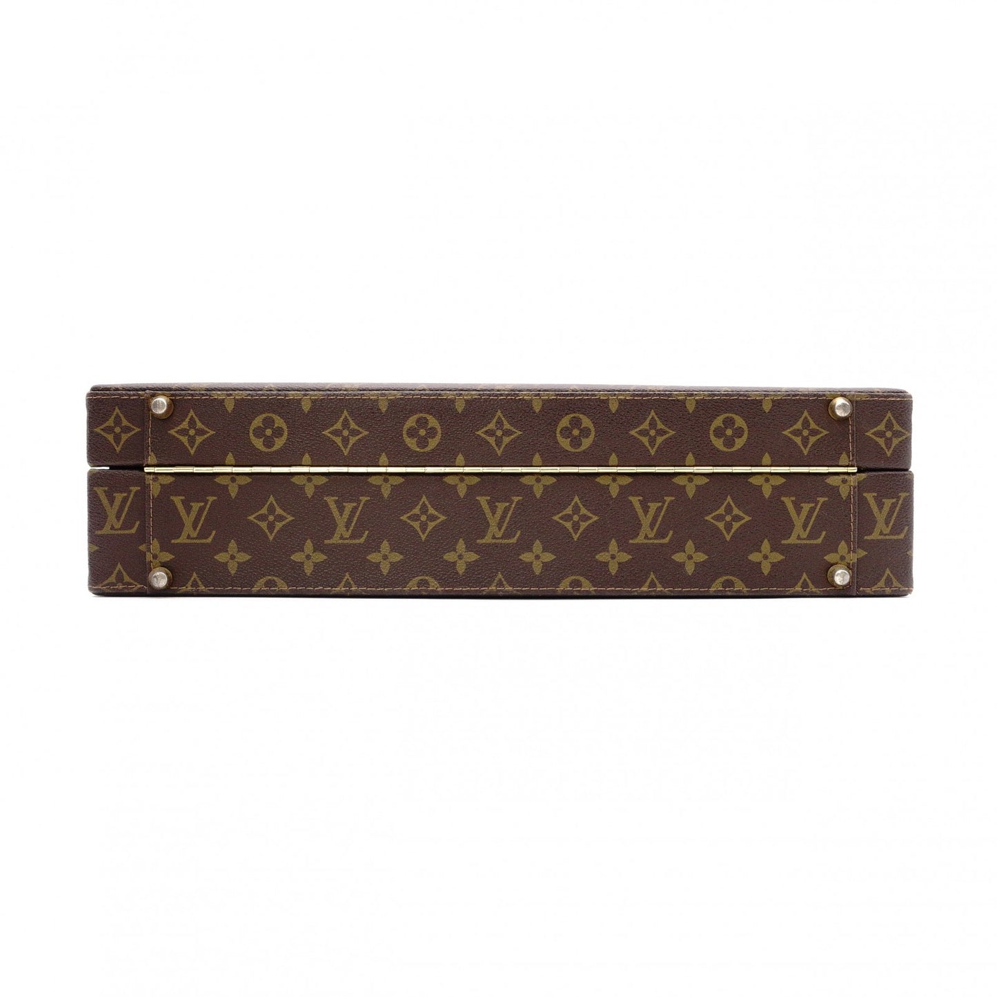 LOUIS VUITTON Monogram Canvas Suitcase, Brown, Trunk Collection