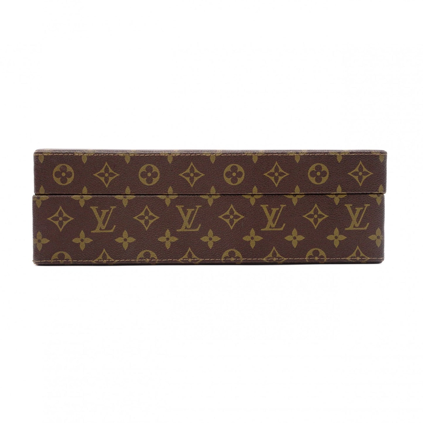 LOUIS VUITTON Monogram Canvas Suitcase, Brown, Trunk Collection