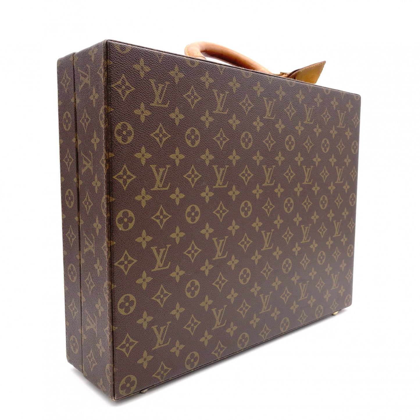 LOUIS VUITTON Monogram Canvas Suitcase, Brown, Trunk Collection