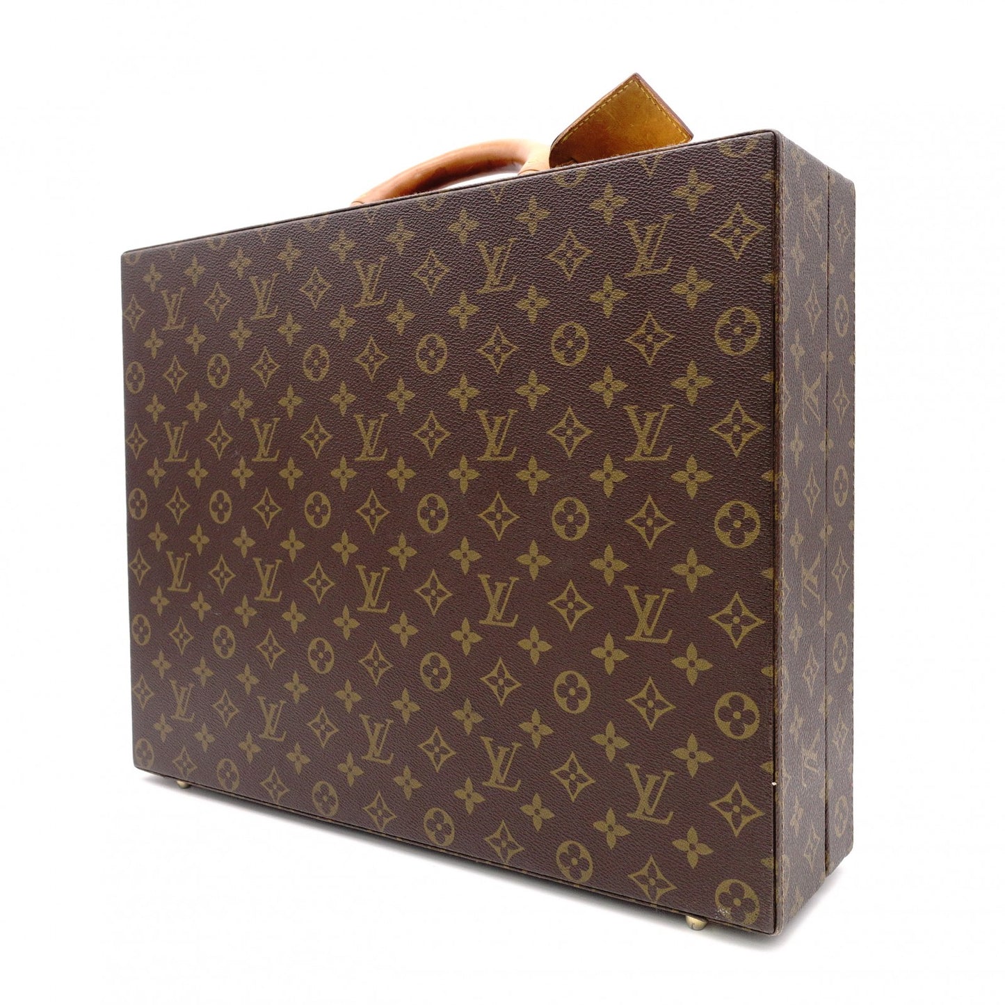 LOUIS VUITTON Monogram Canvas Suitcase, Brown, Trunk Collection