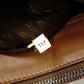 PRADA Cameo Handbag, Leather, Brown, 2-Way Crossbody, Triangle Logo