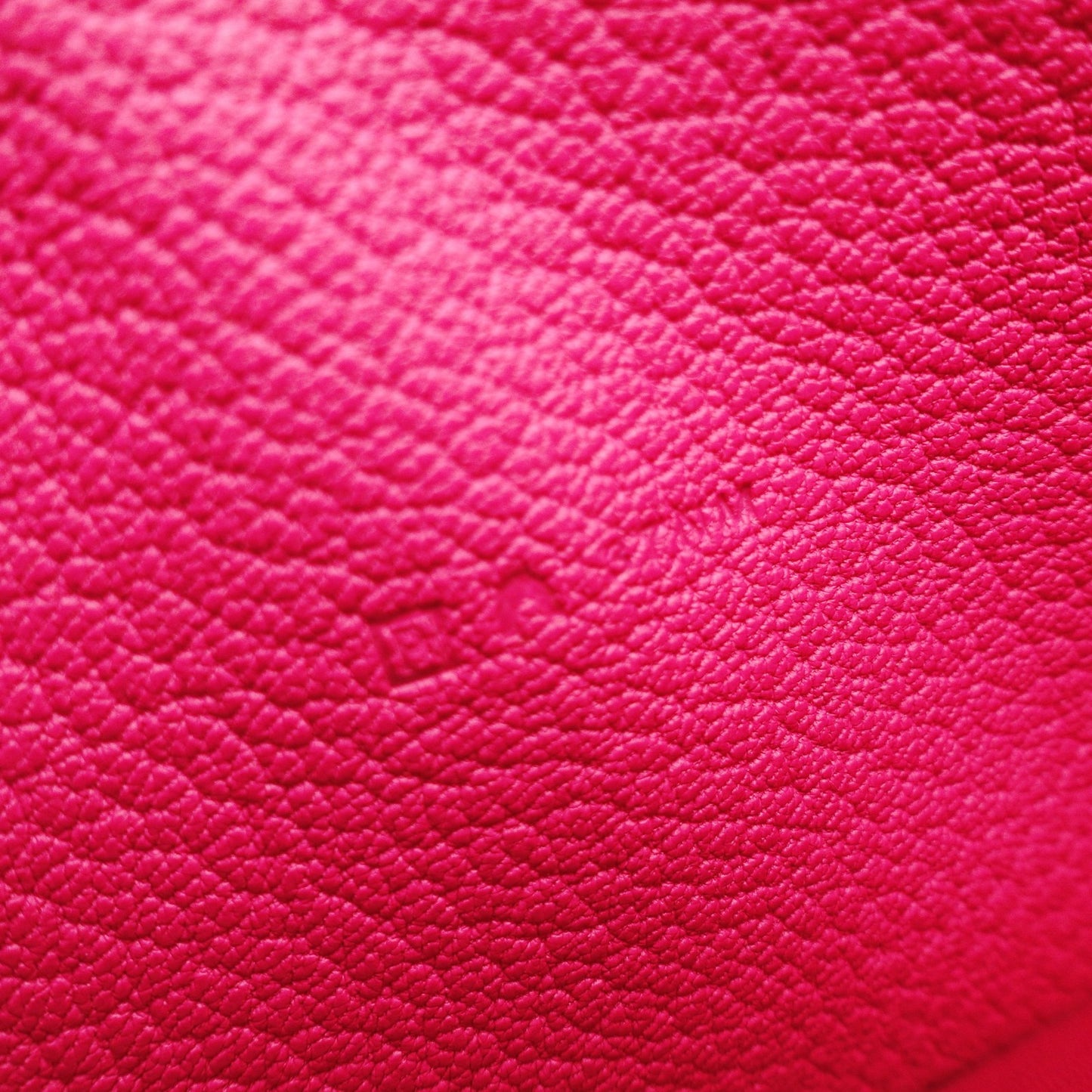 HERMES Azap Long All Leather Chèvre Pink □P Stamped Long Wallet Leather Wallet Women's 7-11-849