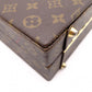 LOUIS VUITTON Monogram Canvas Suitcase, Brown, Trunk Collection