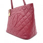 CHANEL Medallion Tote Bag, Caviar Leather , Gold Hardware, Red Tone, Women's