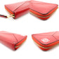 LOEWE Anagram Leather Long Wallet Red Wallet Red Logo Women's 7-10-545