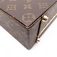 LOUIS VUITTON Monogram Canvas Suitcase, Brown, Trunk Collection