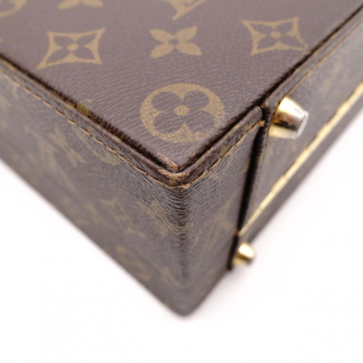 LOUIS VUITTON Monogram Canvas Suitcase, Brown, Trunk Collection