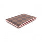 LOUIS VUITTON Damier Ébène Card Case, PVC and Leather, Brown and Pink