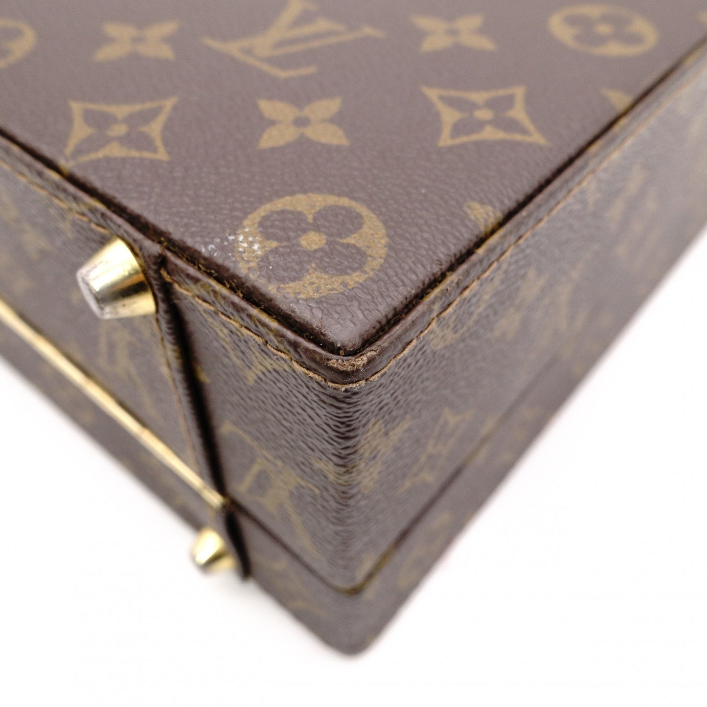 LOUIS VUITTON Monogram Canvas Suitcase, Brown, Trunk Collection