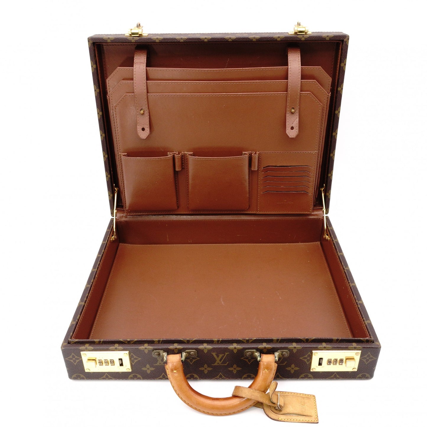 LOUIS VUITTON Monogram Canvas Suitcase, Brown, Trunk Collection