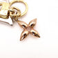 LOUIS VUITTON Key Holder, Metal, Silver, Key Charm, LV