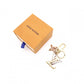 LOUIS VUITTON Key Holder, Metal, Silver, Key Charm, LV