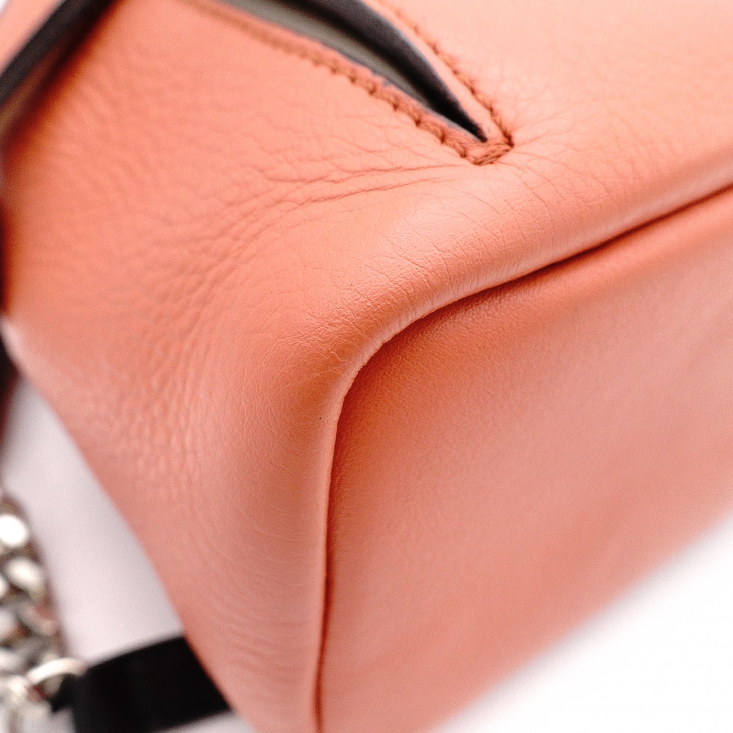 FENDI By the Way Mini Backpack Leather, Orange, Women's