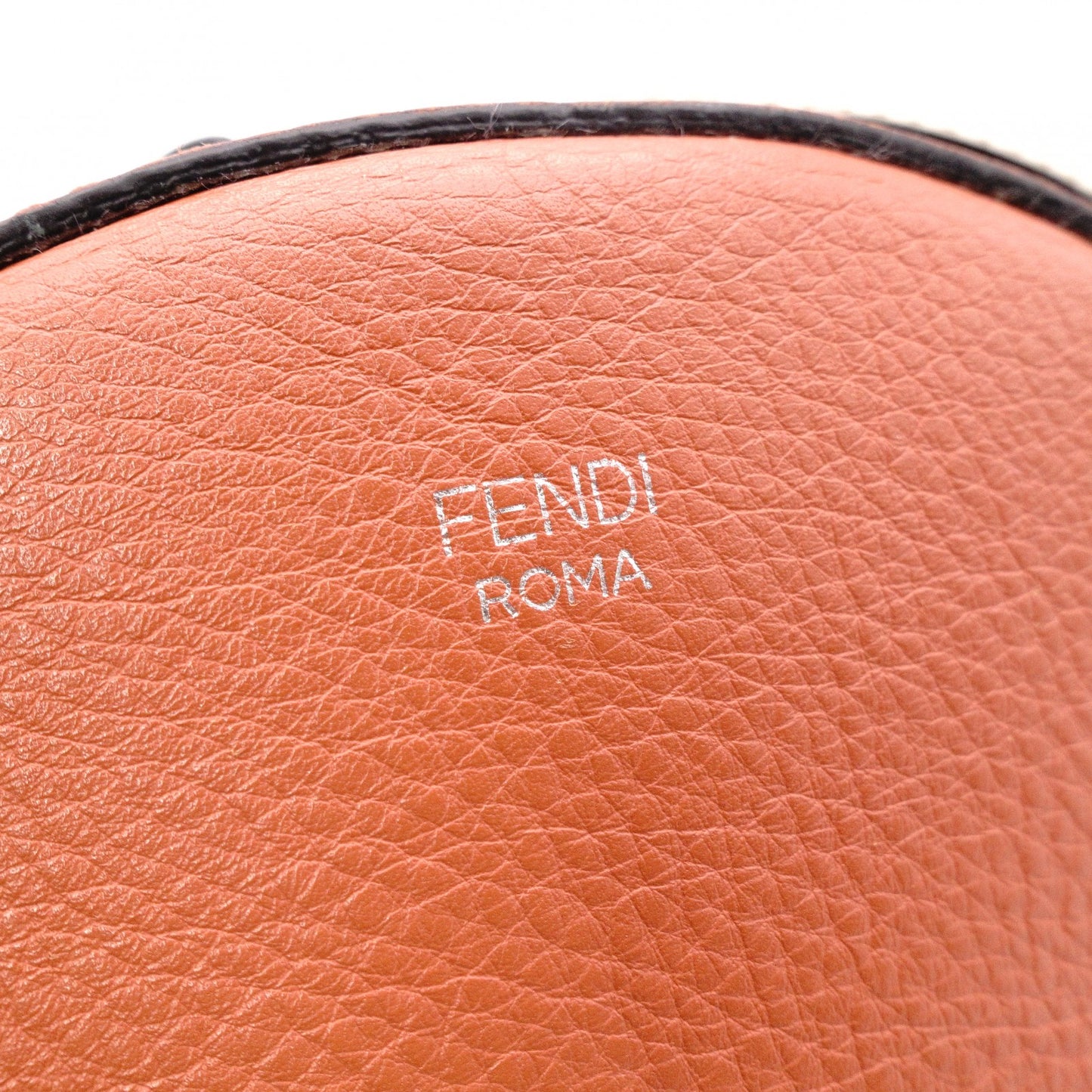 FENDI By the Way Mini Backpack Leather, Orange, Women's