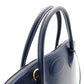 HERMES Bolide 35 Leather Handbag Navy 2-Way 〇Y Stamped Shoulder Strap Gold Hardware 7-7-815