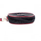 PRADA Coin Pouch, Nylon, Black and Red, Small Accessory Pouch, Triangle Logo