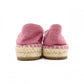 CHANEL Espadrille Slip-On, Cotton, Pink, Size 37