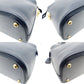 HERMES Bolide 35 Leather Handbag Navy 2-Way 〇Y Stamped Shoulder Strap Gold Hardware 7-7-815