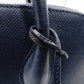 HERMES Bolide 35 Leather Handbag Navy 2-Way 〇Y Stamped Shoulder Strap Gold Hardware 7-7-815
