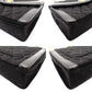 CHANEL Matelassé Chain Shoulder Bag Black Cotton Black Gold Hardware Crossbody 7-11-372