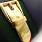GUCCI Sylvie Long Wallet, Leather, Navy, Women's