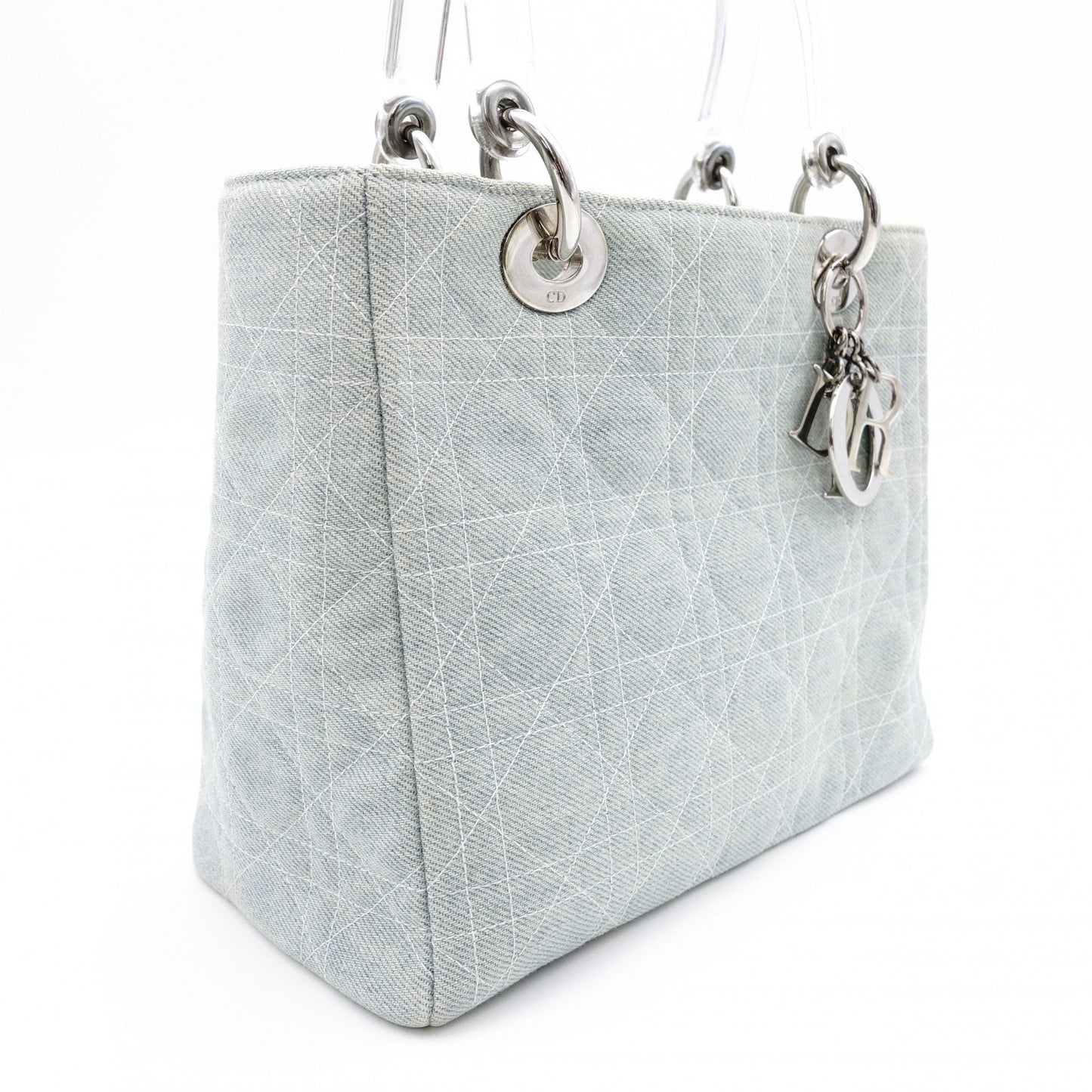 Christian Dior Lady Dior Denim Handbag