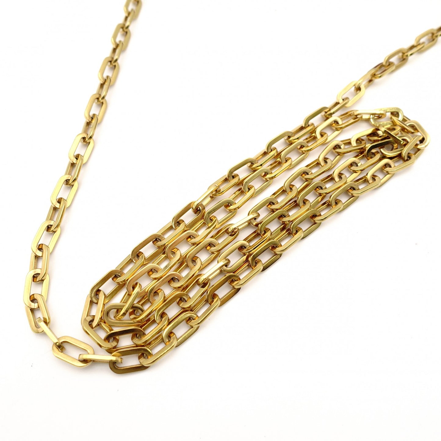 PRADA Saffiano Leather Chain Shoulder Bag Red Leather Crossbody Gold Hardware 7-9-736