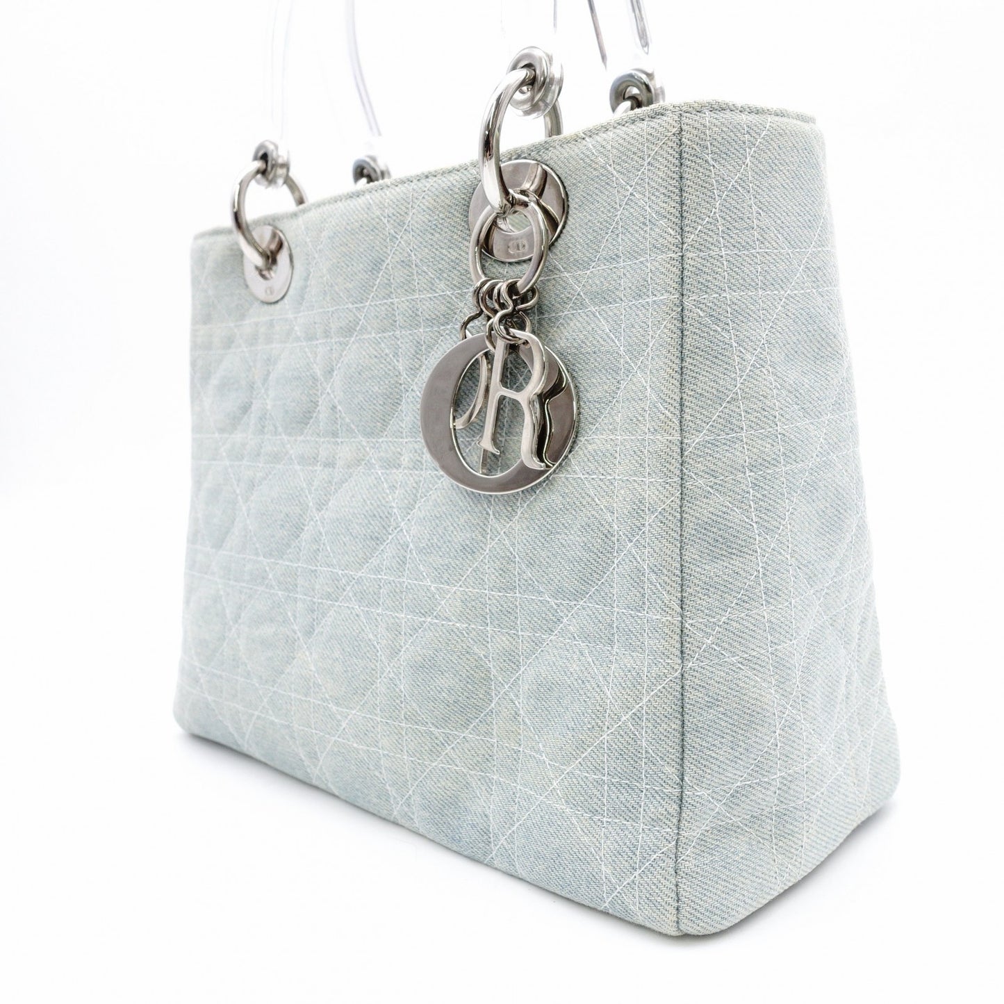 Christian Dior Lady Dior Denim Handbag