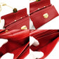 PRADA Saffiano Leather Chain Shoulder Bag Red Leather Crossbody Gold Hardware 7-9-736