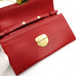 PRADA Saffiano Leather Chain Shoulder Bag Red Leather Crossbody Gold Hardware 7-9-736