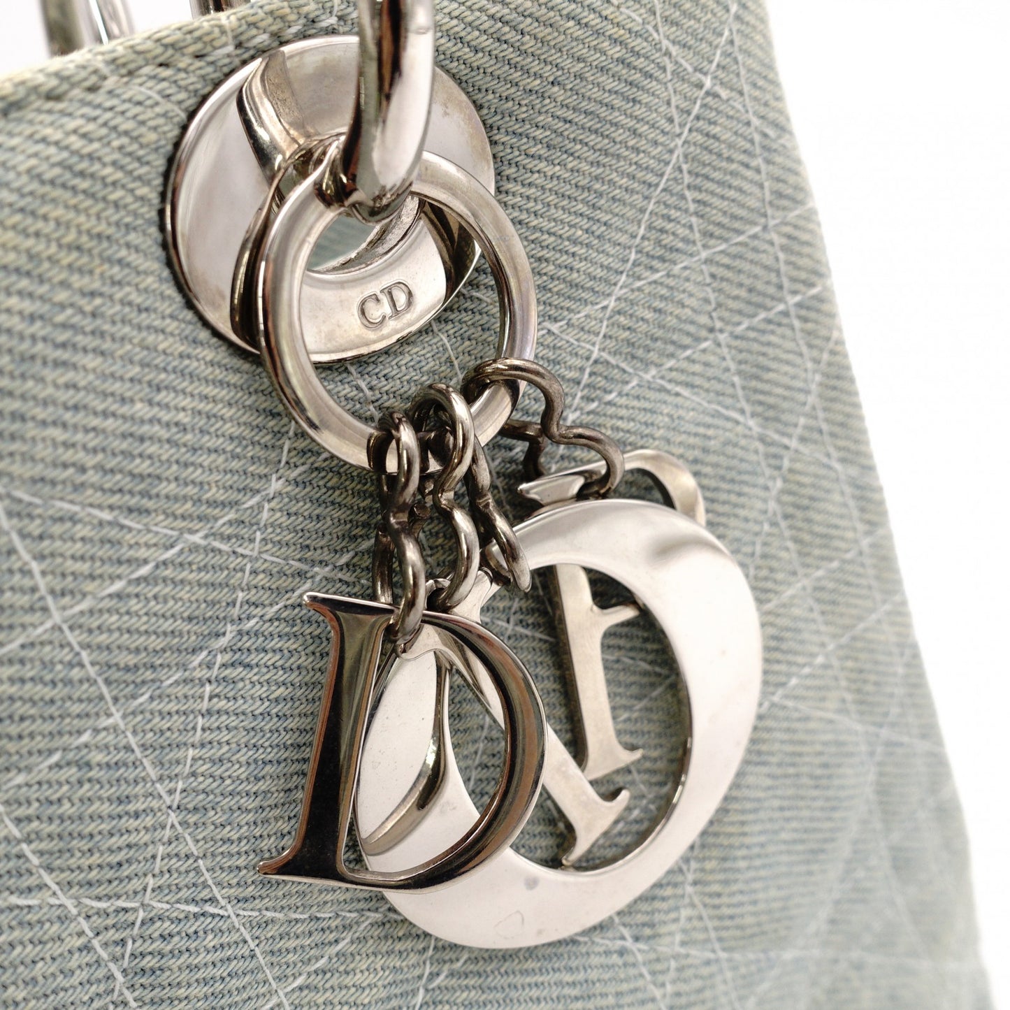 Christian Dior Lady Dior Denim Handbag