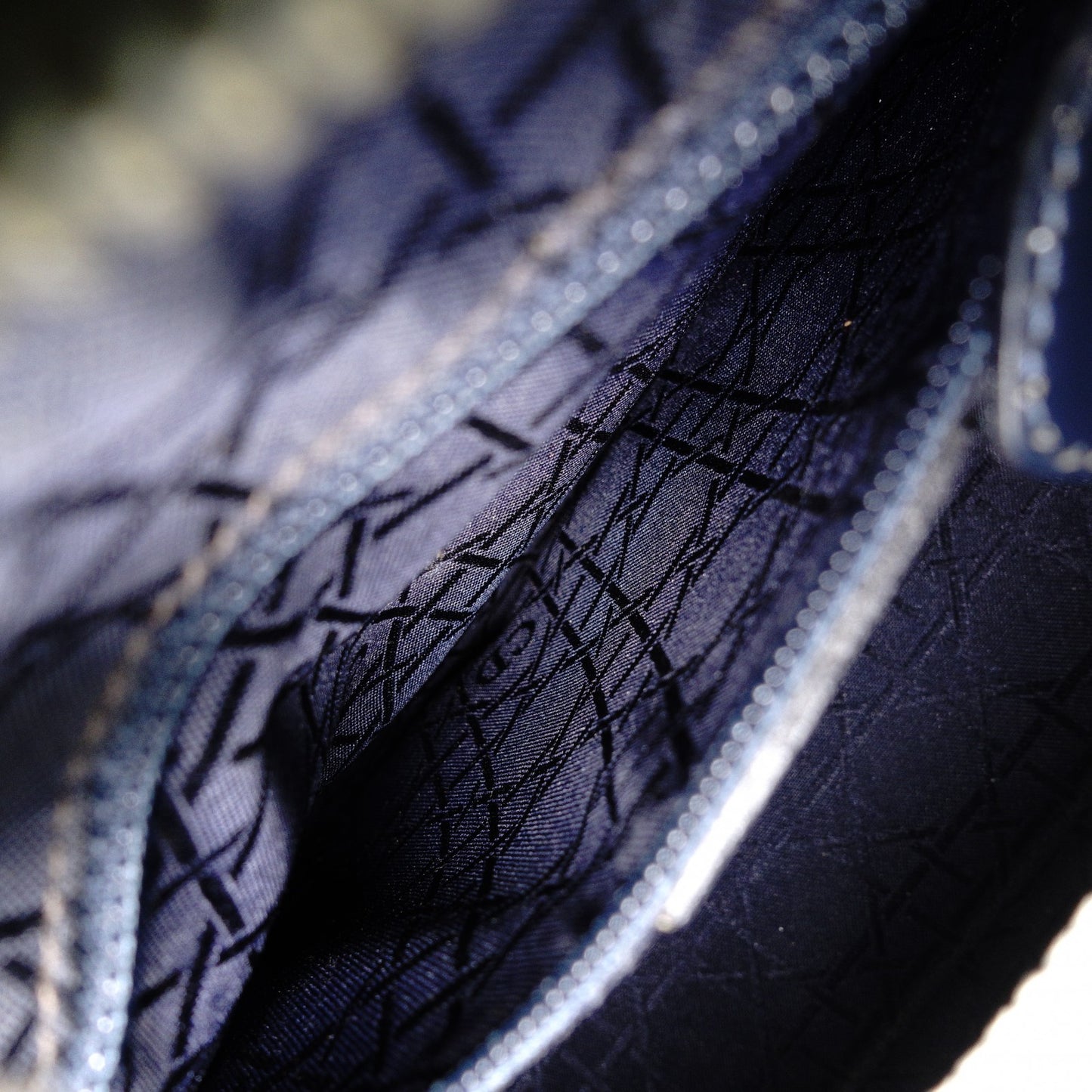 Christian Dior Lady Dior Denim Handbag