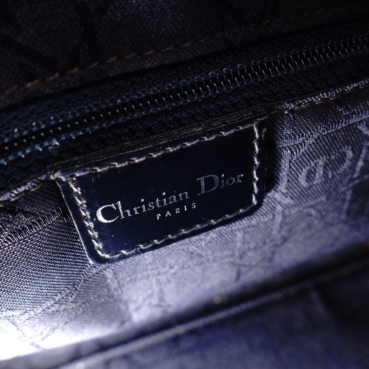 Christian Dior Lady Dior Denim Handbag