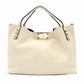 Valentino Garavani Studded Off-White Leather 2-Way Handbag White Shoulder 7-11-709