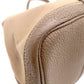 HERMES Garden Party PM Tote Bag, Canvas and Leather, Brown, Shoulder Bag, □〇 Engraving