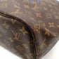 LOUIS VUITTON Neverfull MM Ikat Flower Tote Bag Monogram Canvas Brown × Blue Shoulder 7-11-463