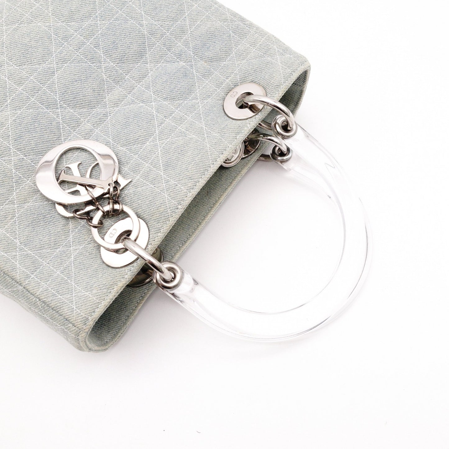 Christian Dior Lady Dior Denim Handbag