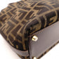 FENDI Zucca Handbag, Canvas and Leather, Brown Tote Bag