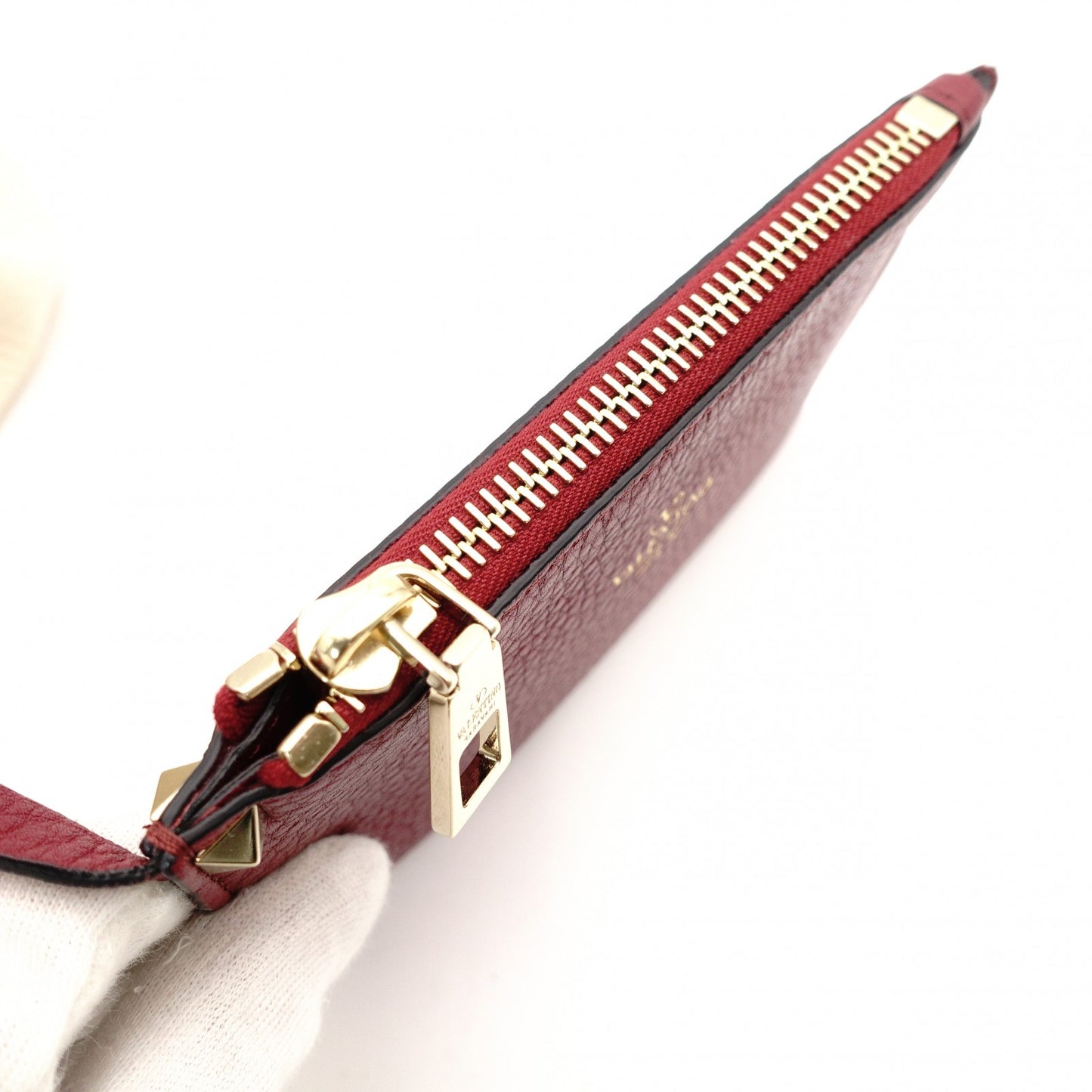 Valentino Garavani Studded Off-White Leather 2-Way Handbag White Shoulder 7-11-709