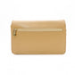 CHANEL Wallet Chain Shoulder Bag, Leather, Beige, Gold Hardware