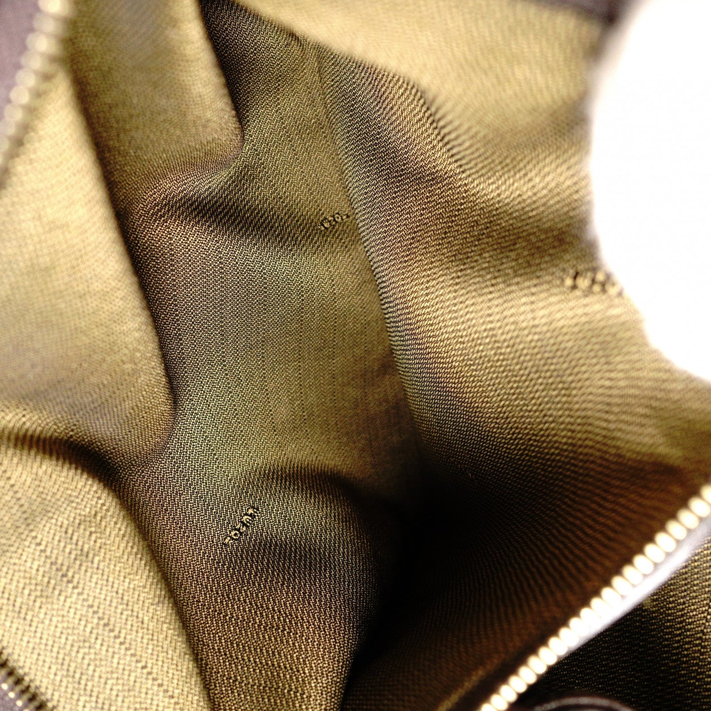 FENDI Zucca Handbag, Canvas and Leather, Brown Tote Bag