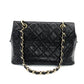 CHANEL Matelassé Caviar Leather Chain Shoulder Bag Black Leather Black Shoulder 7-10-1024