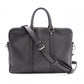 LOUIS VUITTON Taiga Business Bag, Leather, Black, Men's, 2-Way, Silver Hardware