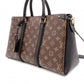 LOUIS VUITTON Sphro NV MM Monogram Canvas Handbag, PVC/Leather, Brown, 2-Way