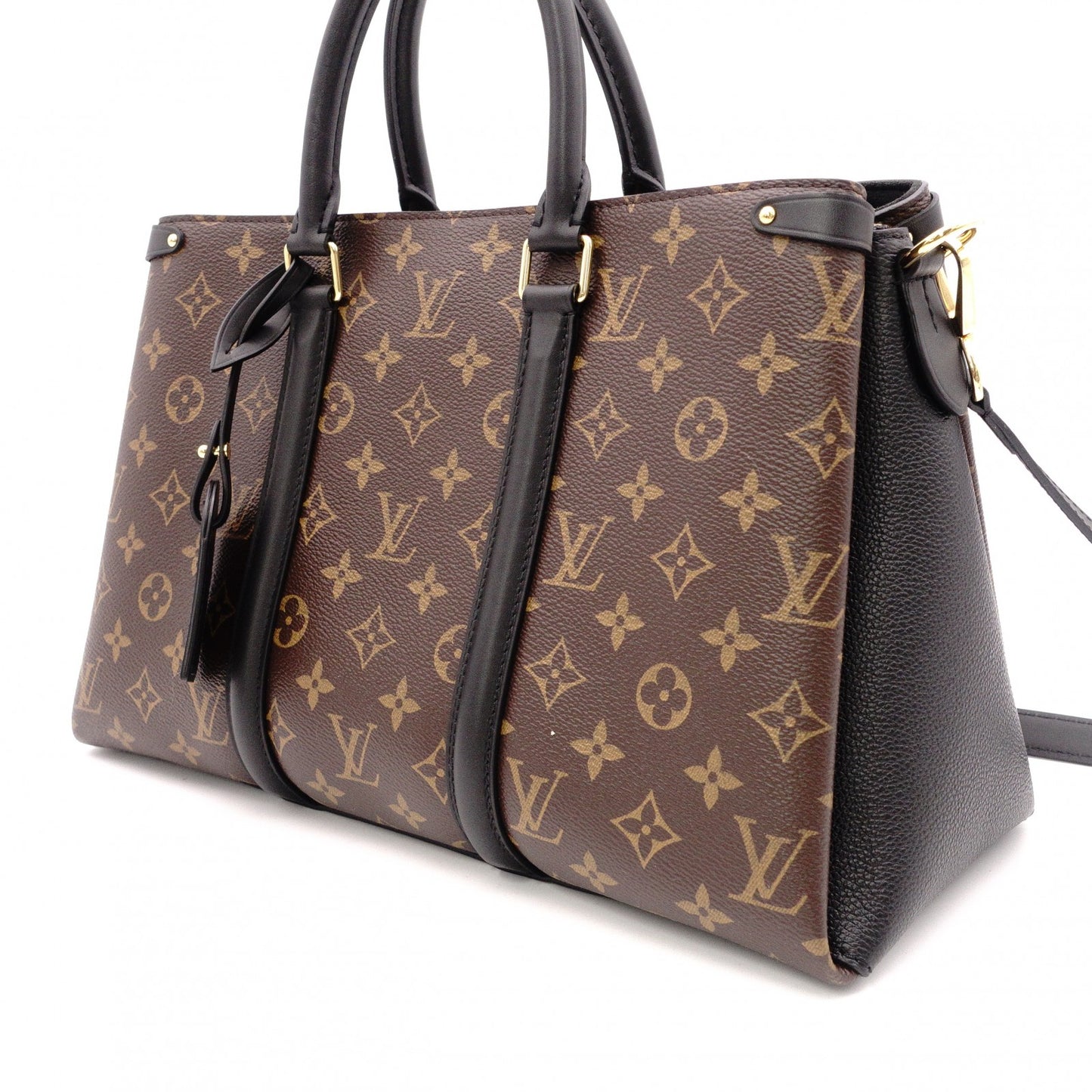 LOUIS VUITTON Sphro NV MM Monogram Canvas Handbag, PVC/Leather, Brown, 2-Way