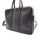 LOUIS VUITTON Taiga Business Bag, Leather, Black, Men's, 2-Way, Silver Hardware