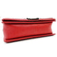 CHANEL Boy Chanel Top Handle 25 Red Leather Red 2-Way Handbag Crossbody 7-9-596