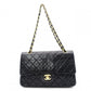 CHANEL Classic W-Flap Shoulder Bag, Lambskin, Gold Hardware